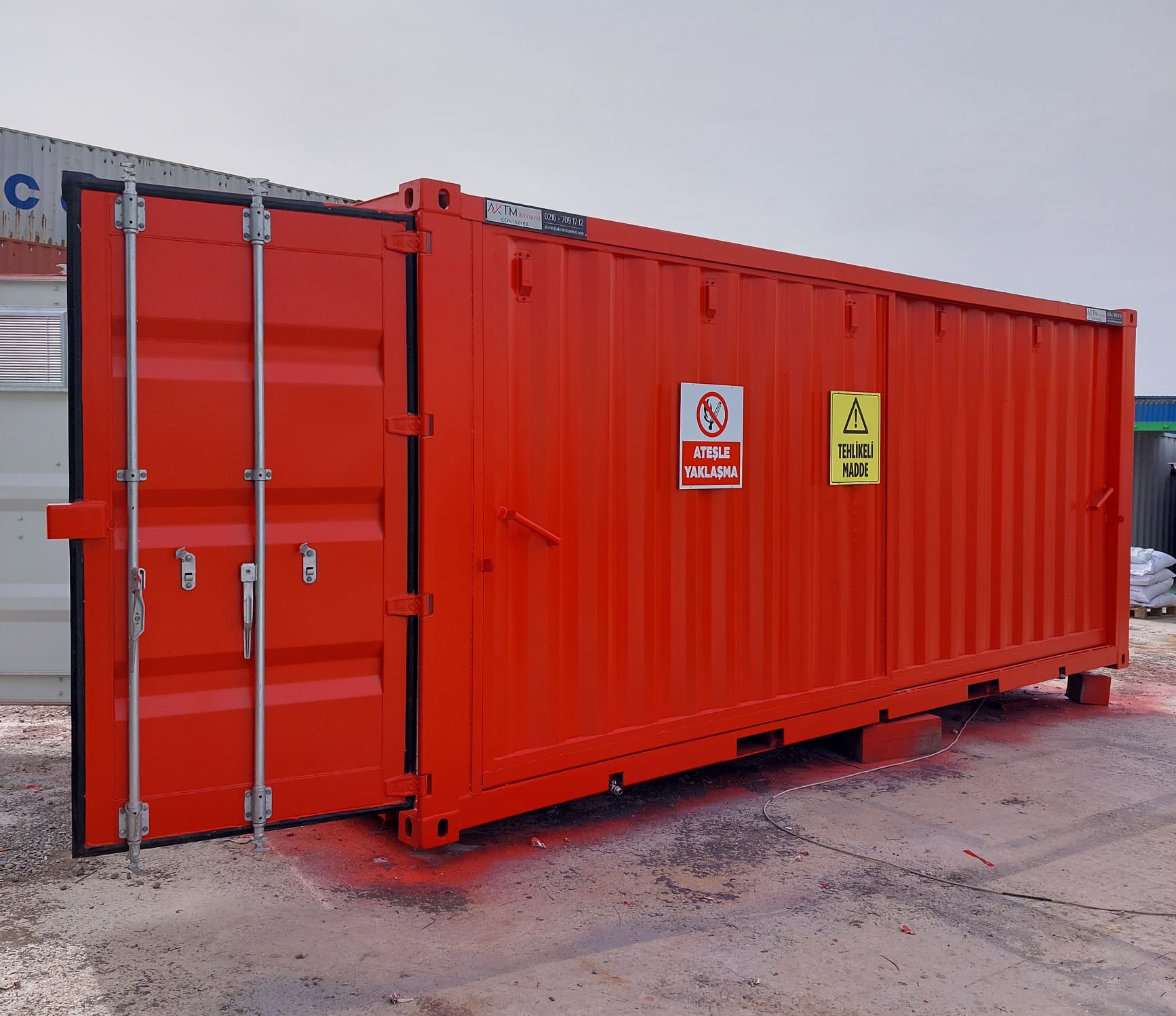 Batarya Akü Depolama Konteyner