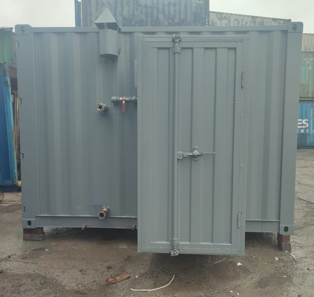 Akü Batarya Söndürme Konteyner